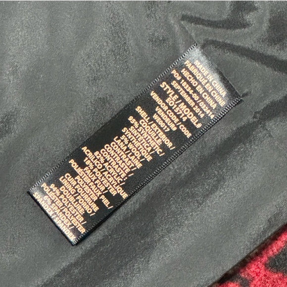 Ella Moss Anthropologie Coat Southwestern Motif Faux Fur Collar Winter Black - Picture 11 of 16